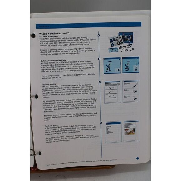 Lego Education Teacher's Guide Binder For Simple Machines Pk 59820 - Picture 4 of 7